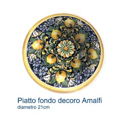 Vassoio Regalo con Piatto Fondo di Ceramica Artigianale + 1 kg. Pasta