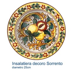 Vassoio Regalo con Insalatiera Grande di Ceramica Artigianale + 1 kg. Pasta