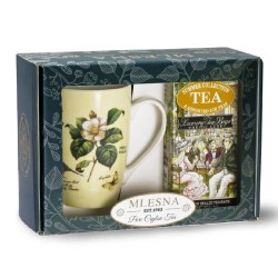 Scatola da regalo con Mug fiore e 30 filtri Te