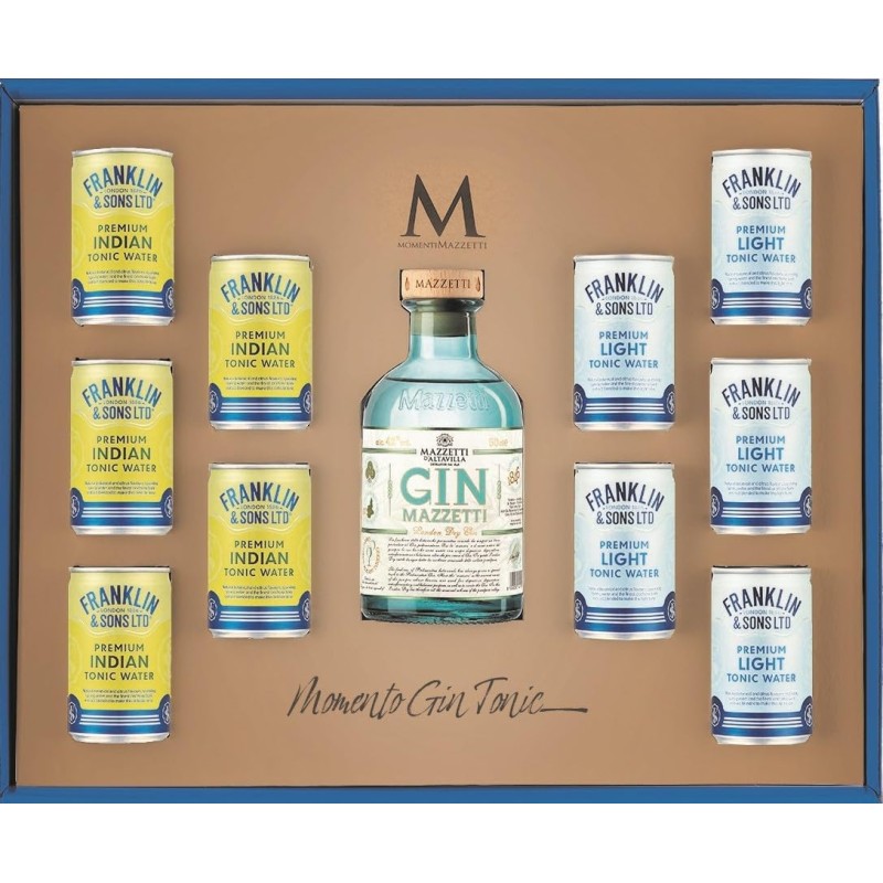 Mazzetti - Kit Gin Tonic Mazzetti â€“ Franklin &amp; Sons Â® | Momento Gin Tonic, 42Â°