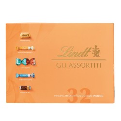 Lindt Scatola Praline Gli Assortiti, 32 Praline Assortite Di Cioccolato, Confezione da 320 gr.