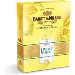 Baratti &amp; Milano - Cofanetto Degustazione con Bottiglia Liquore di Limoncello Mazzetti con Praline e 2 Tavolette 300 gr.