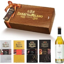 Baratti & Milano - Confezione Scrigno Gran Selezione, Grappa di Barolo Mazzetti 300 gr