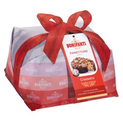 Panettone Bonifanti Artigianale Tradizionale con glassa di mandorle e nocciole 1kg