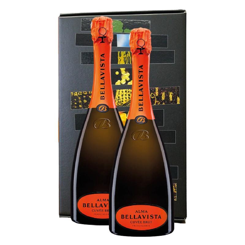 Bellavista Alma Gran Cuvée D.O.C.G. Astucciato a 2 Bottiglie da 75 cl.