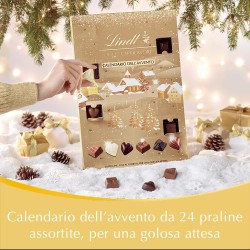 Lindt Calendario dell Avvento Dolci Capolavori: 24 Praline di Cioccolato Assortite