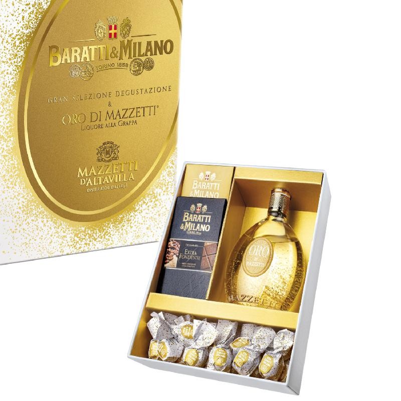 Baratti & Milano - Confezione Selezione Grappa ORO Mazzetti