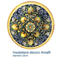 Vassoio Regalo con Insalatiera Grande di Ceramica Artigianale + 1 kg. Pasta