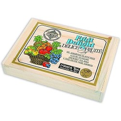 Mlesna Scatola Legno Fruit Collection 30 Filtri Te Alla Frutta Assortiti In 6 Gusti, 60g