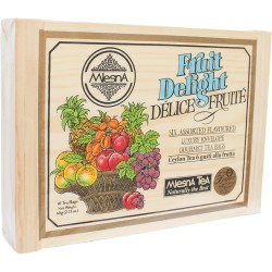 Mlesna Scatola Legno Fruit Collection 30 Filtri Te Alla Frutta Assortiti In 6 Gusti, 60g